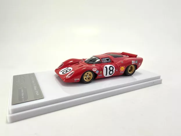 Tecnomodel Ferrari 312p Coupe N 18 24h Le Mans 1969 Pedro Rodriguez – David Piper 1:43 TM43-05B